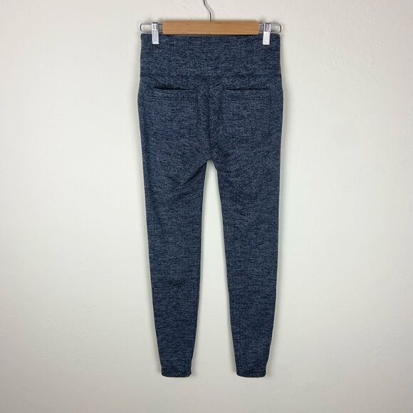 Athleta Herringbone Metro Legging Tight Yoga Fitness Pant - Gray - Picture 6 of 8